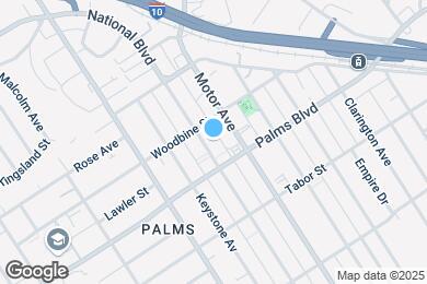 Map image of the property - 3426 Mentone Ave