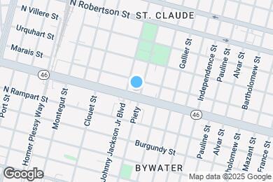 Map image of the property - 3221 St Claude Ave