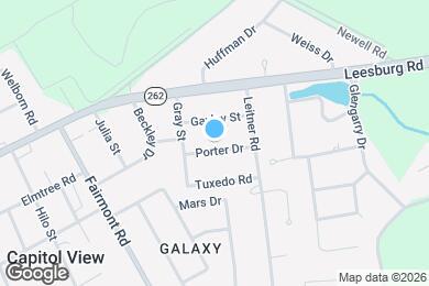 Map image of the property - 2119 Porter Dr