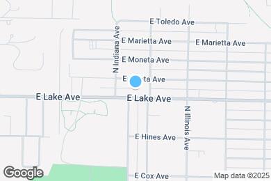 Map image of the property - 623 E Lake Ave