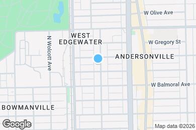Map image of the property - 5450 N Paulina St