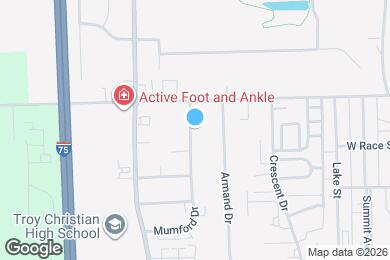 Map image of the property - 317 Mumford Dr