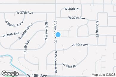Map image of the property - 1975 W 39th Ave