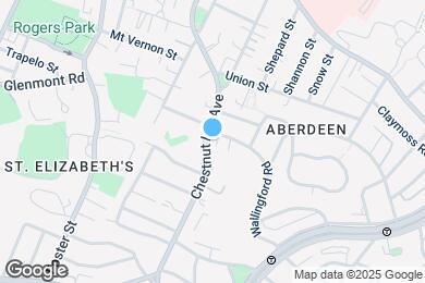 Map image of the property - 96 Chestnut Hill Ave
