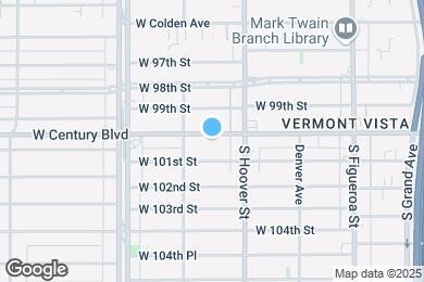 Map image of the property - 736 1/2 W Century Blvd