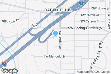 Map image of the property - 8612 SW 20th Ave