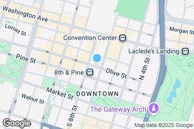 Map image of the property - Hotel Saint Louis Apartments