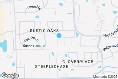 Map image of the property - 3040 Oak View Dr