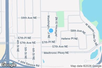 Map image of the property - 5765 Washington St NE