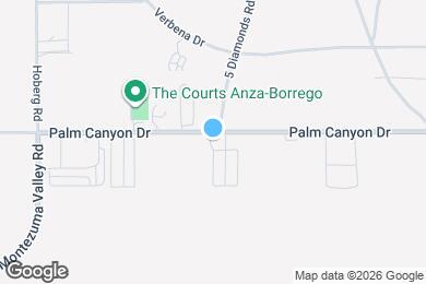 Map image of the property - Borrego Holiday Homes