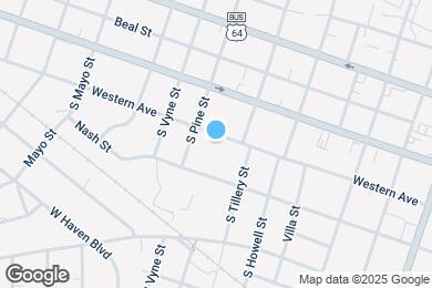 Map image of the property - 831 Western Ave