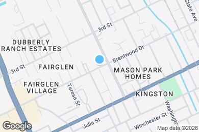 Map image of the property - 610 1/2 Brentwood Dr