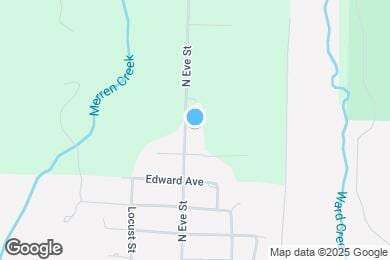 Map image of the property - 1009 N Eve St