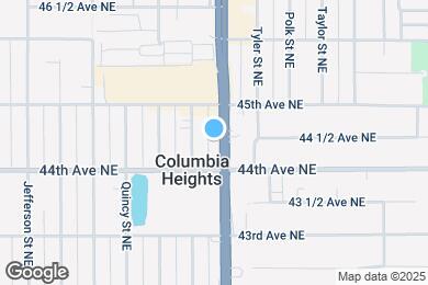 Map image of the property - 4422 Central Ave NE