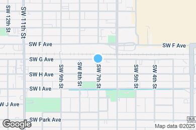 Map image of the property - 706 SW 7th St