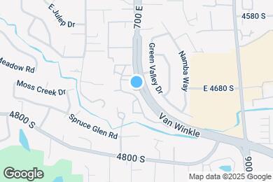 Map image of the property - 4734 S 700 E