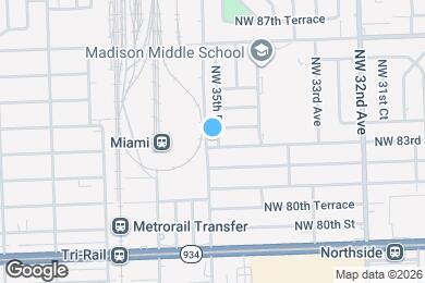 Map image of the property - 8300 NW 35th Pl