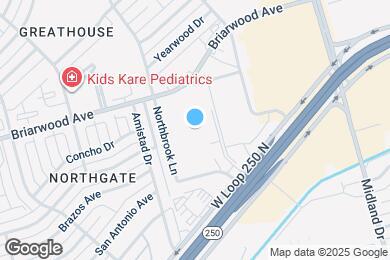 Map image of the property - The Palms at Briarwood