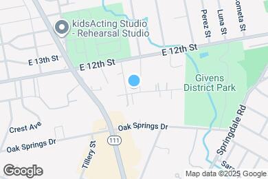 Map image of the property - 3404 Pennsylvania Ave
