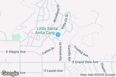 Map image of the property - 586 Los Rocas Dr