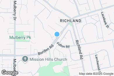 Map image of the property - 10W Borden Rd