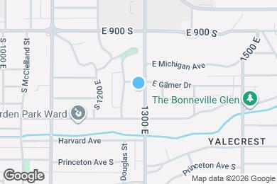 Map image of the property - 1016 S 1300 E