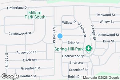 Map image of the property - 7834 S 161st Terrace