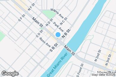 Map image of the property - Hamilton Riverfront- Largest One-Bedrooms