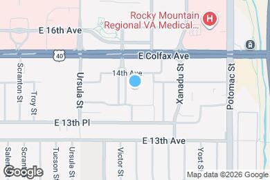 Map image of the property - 1380 N Uvalda St