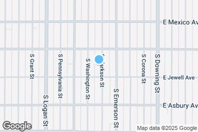 Map image of the property - 1859 S Clarkson St