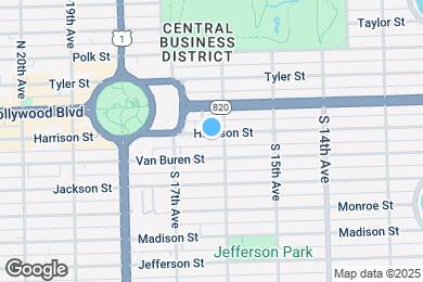 Map image of the property - 1614 Harrison St