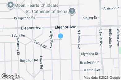 Map image of the property - 4370 Eastway St