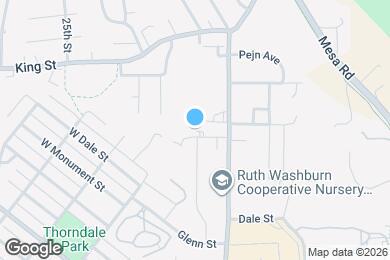 Map image of the property - 1930 W Yampa St
