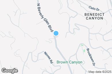 Map image of the property - 866 N Beverly Glen Blvd