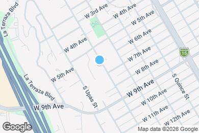 Map image of the property - 615 S Tulip St