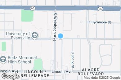 Map image of the property - 403 S Lincoln Park Dr