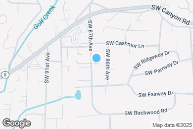 Map image of the property - 3450 SW 87th Ave