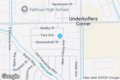 Map image of the property - 14150 Shenandoah St