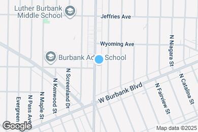 Map image of the property - 1604 N Hollywood Way