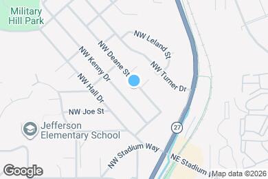 Map image of the property - 1415 NW Deane St