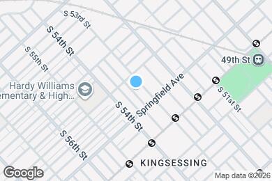 Map image of the property - 1227 S Peach St