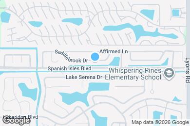Map image of the property - 9448 Saddlebrook Dr