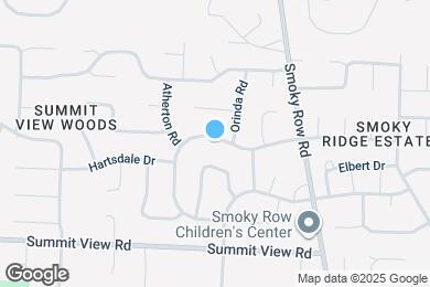 Map image of the property - 2183 Smoky View Blvd