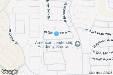 Map image of the property - 2540 W Silver Streak Way