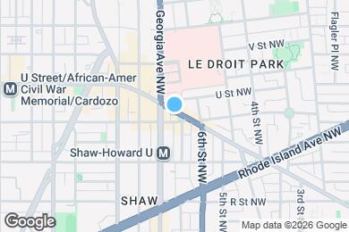 Map image of the property - 632 Florida Ave NW