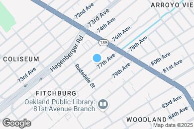 Map image of the property - 1257 77th Ave