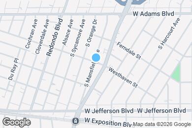 Map image of the property - 2800 S Mansfield Ave