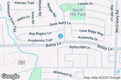 Map image of the property - 432 Ponderosa Trail