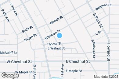 Map image of the property - 521 S 1st Ave