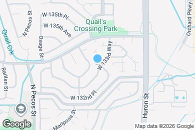 Map image of the property - 1167 W 133rd Way